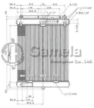 B510503 - Oil Cooler for R70-7 OEM: 11N1-40021
