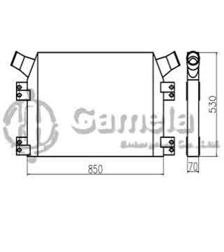 B620025 - Intercooler for PC300-7/8 PC350-7 PC360-7 OEM: 6152-62-5110