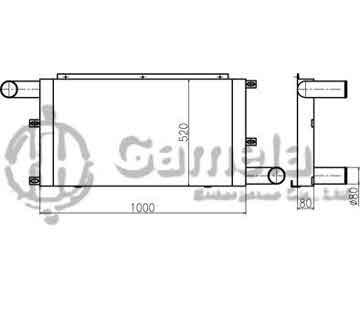 B620038 - Intercooler for DX380LC