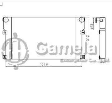 B620045 - Intercooler for SY365H-8