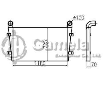 B620052 - Intercooler for E345D