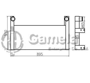 B620055 - Intercooler for CLG6235D