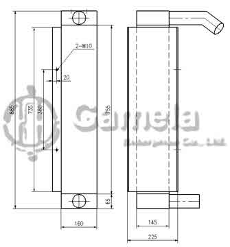 B620069 - Intercooler for EC210B OEM: 14549881