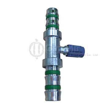 DG - Heavy Duty Pipe Fitting -- Straight Connection Fitting with Low Pressure Valve