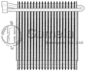 EVK-66067 - Evaporator Core 73×280×266 CADILLAC ESCALADE OE: 15-6970/15-62690