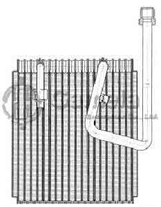 EVK-66482 - Evaporator Core 74×235×214 Isuzu ELF