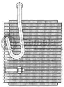 EVK-66506 - Evaporator Core 74×235×250 Isuzu TRUCK 393 EURO II(M22)