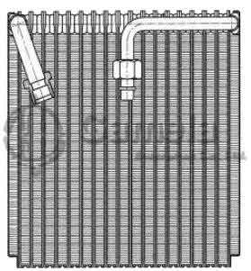 EVK-66591 - Evaporator Core 74×235×226 Lexus