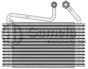 EVK-66861 - Evaporator Core 73×340×178 FIRENZA OE: 3053166/3053948/15-6388