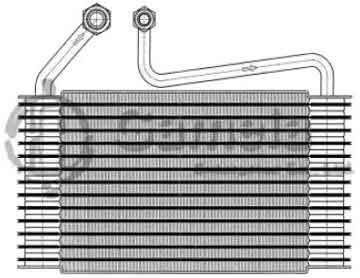 EVK-66862 - Evaporator Core 73×340×178 FIRENZA