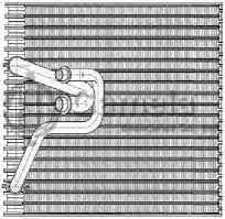 EVK-66875 - Evaporator Core 60×225×209 CORSA OE: 93369684