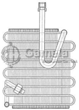 EVK-67124 - Evaporator Core 85×228×239 Toyota HILUX T106/MTX R-12(LN85)