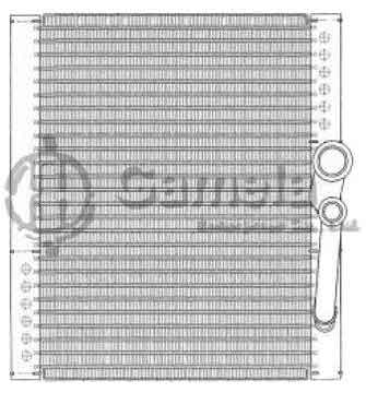 EVK-67407 - Evaporator Core 38×210×198