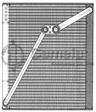 EVK-67450 - Evaporator Core 38×280×250