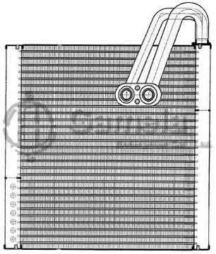 EVK-67454 - Evaporator Core 38×233×245