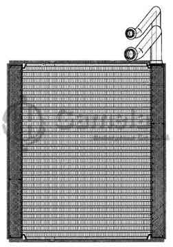 EVK-67479 - Evaporator Core 44×247×228