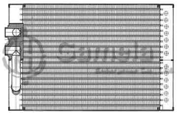 EVK-67517 - Evaporator Core 49×160×260