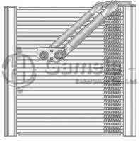 GE037087 - Evaporator for VW MOGOTAN