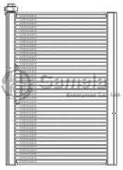 GE095047 - Evaporator for MITSUBISHI PICKUP