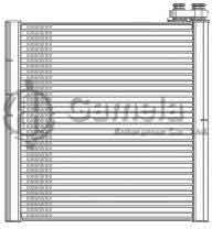 GE164021 - Evaporator for TOYOTA COROLLA CIVIC