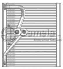 GE193091 - Evaporator for FORD FLEX