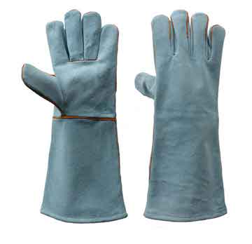 SL54103 - Cow split leather glove for Gardening, General work, Agriculture, Construction